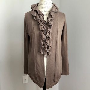 The Limited Brown Open Front Cardigan